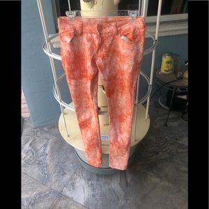 Geso Premium Orange Denim Jeans.  Size 3. Like New